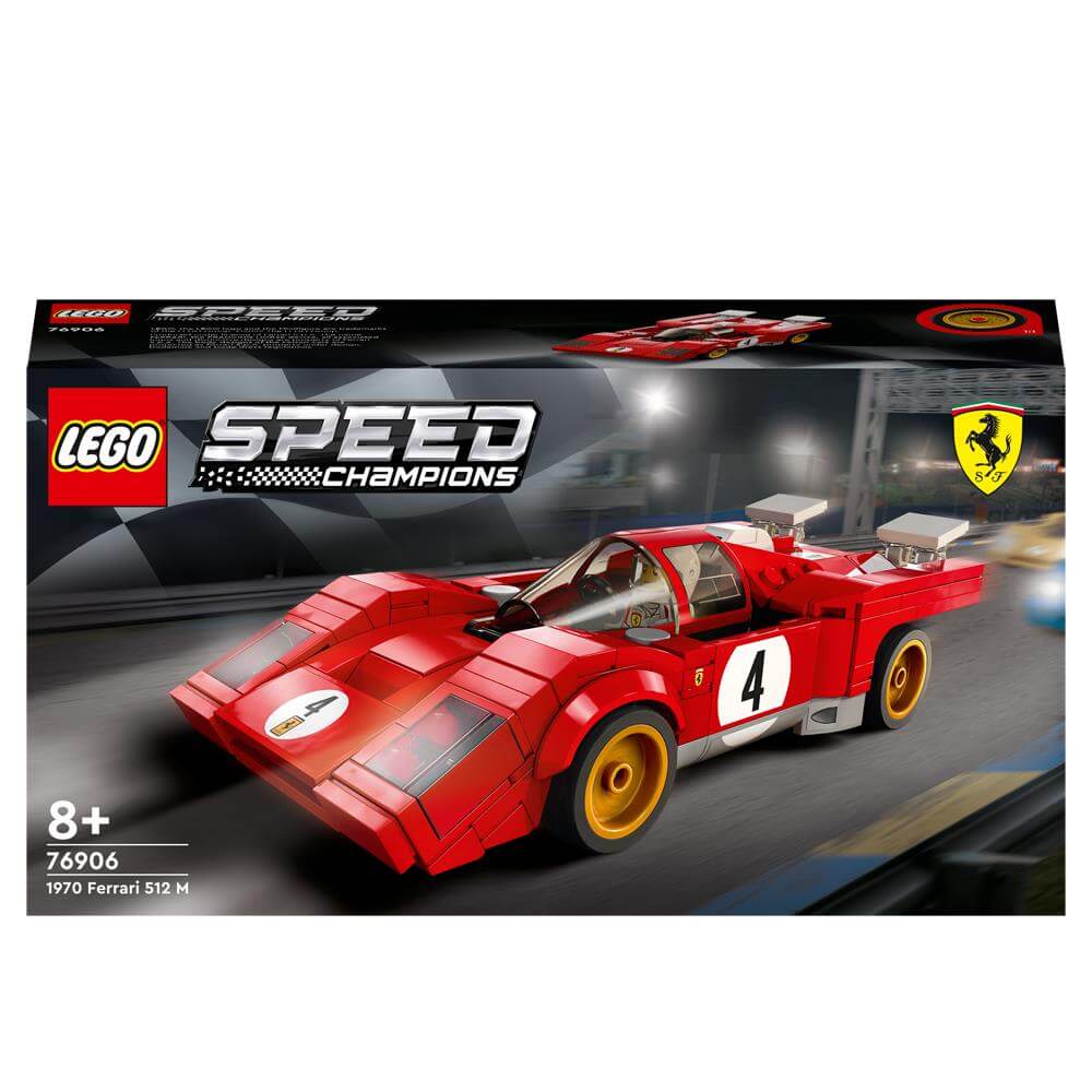Lego Speed Champions 1970 Ferrari 512 M Car Toy 76906